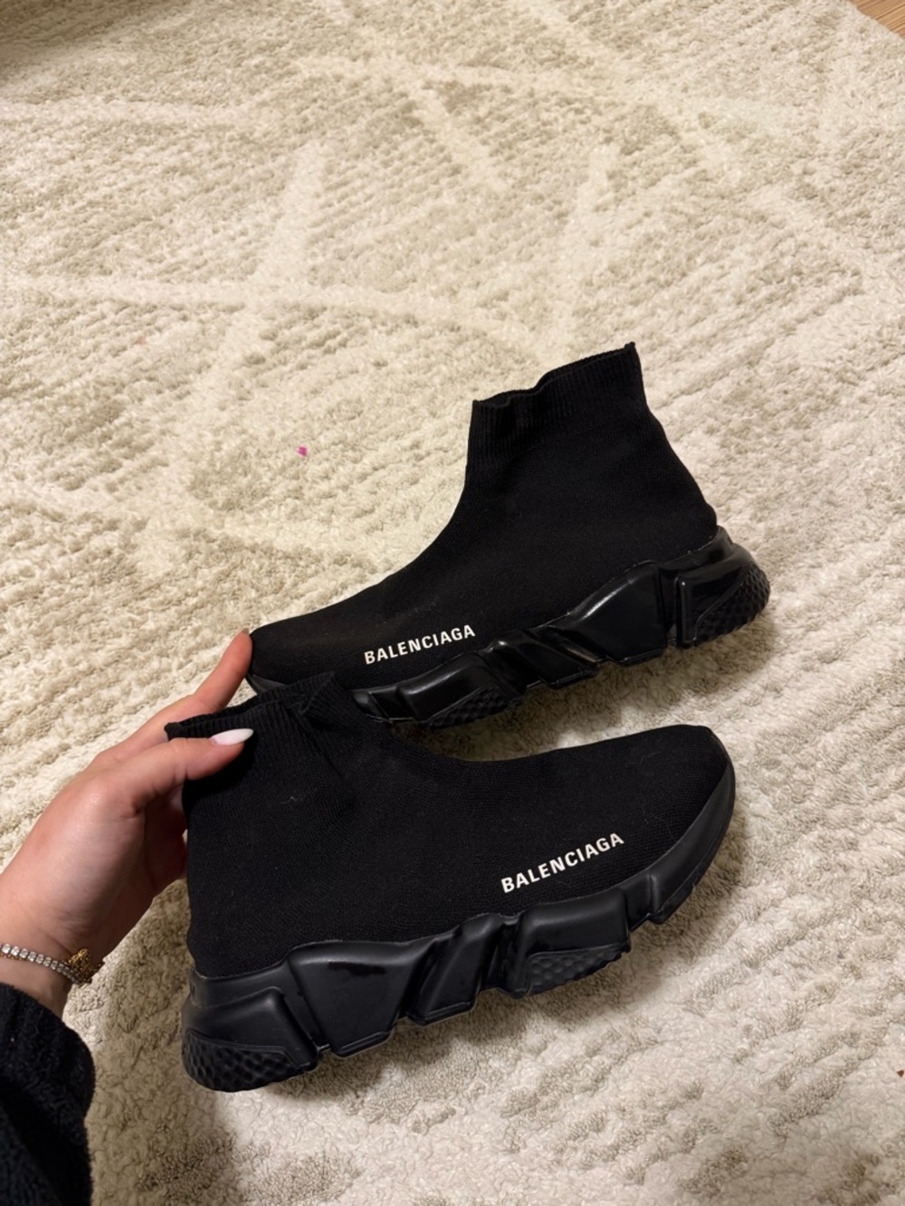 Balenciaga Speed Trainer Sneakers – Black | Women’s 6.5 (EU 36.5–37)